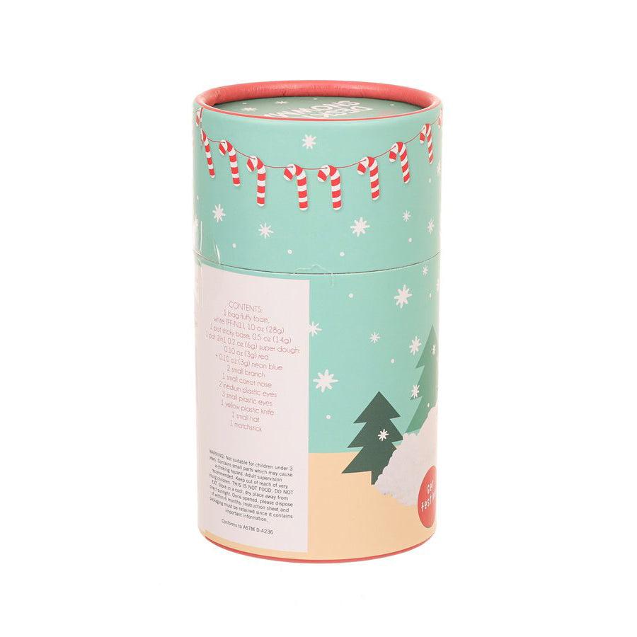 DIY Desktop Snowman Kit - Build Your Own Winter Decoration for Office & Home Decor - Fun Holiday Craft Gift for Kids & Adults