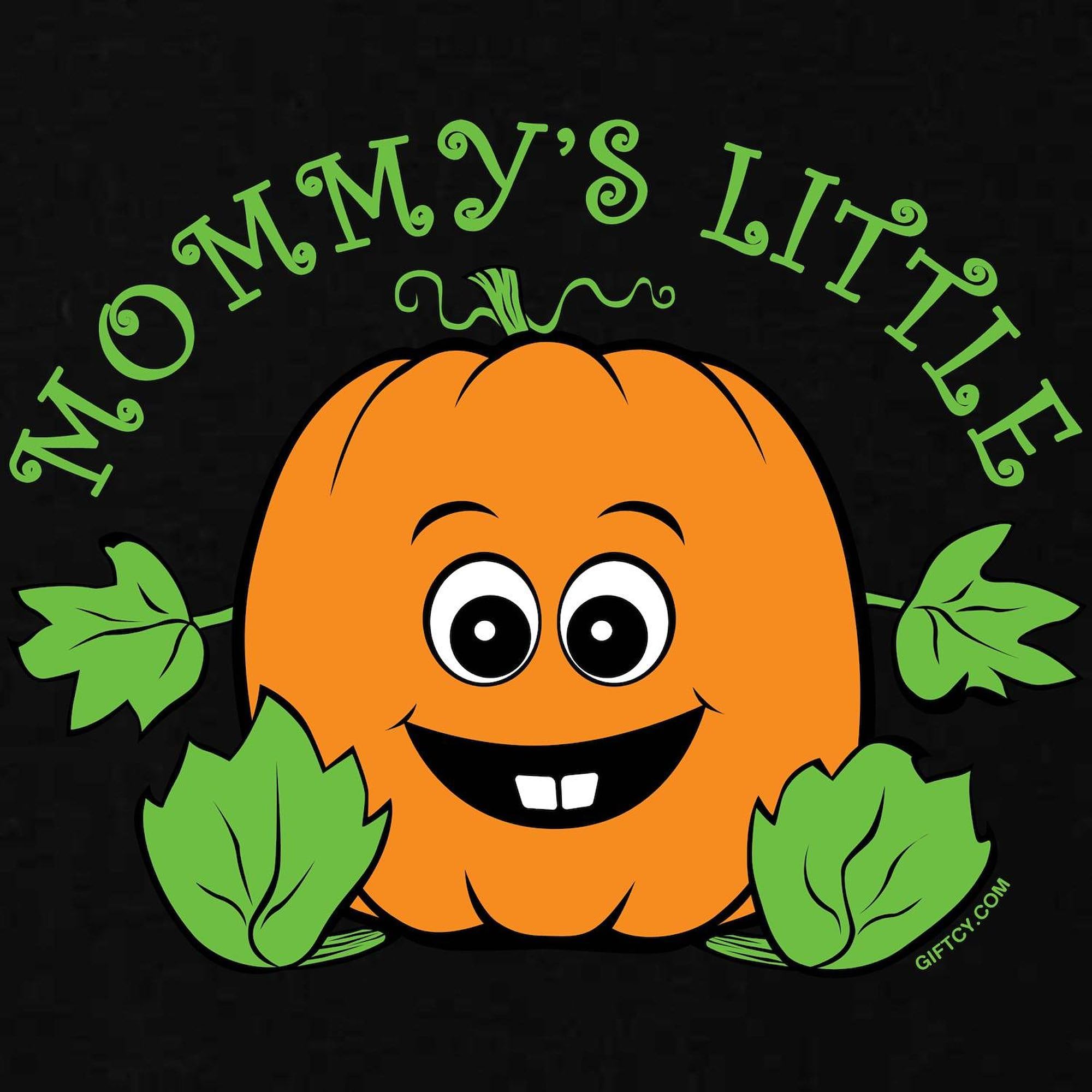 Mommy's Little Pumpkin Maternity Dark T-Shirt - Women's Ruched Side Pregnancy Tee for Expecting Mothers | Perfect for Baby Showers, Maternity Photos & Pregnancy Announcements