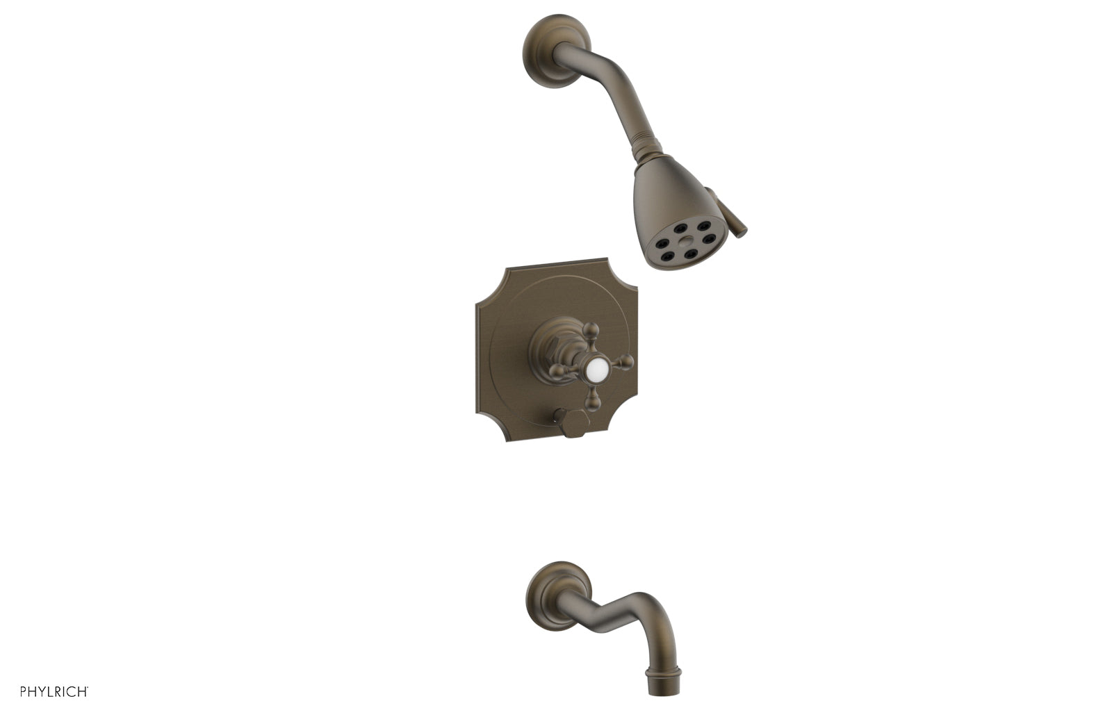 HENRI Pressure Balance Tub and Shower Faucet Set 161 29 - Chrome Finish for Bathroom & Shower Installation | Perfect for Modern Home Renovation & Spa-Like Experience