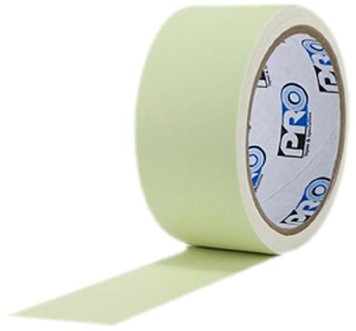 ProTapes Pro Glow Phosphorescent Vinyl Glow in the Dark Tape - 18 mil Thick, 2