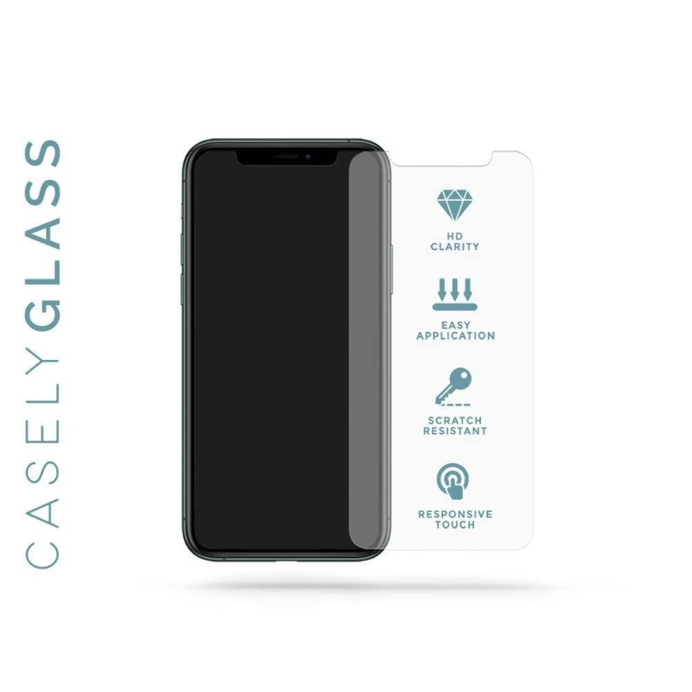Casely Tempered Glass Screen Protector for iPhone SE (2020 & 2022), iPhone 8, 7, 6/6s - HD Clear, Anti-Scratch, Bubble-Free Protection - Perfect for Everyday Use, Travel & Work