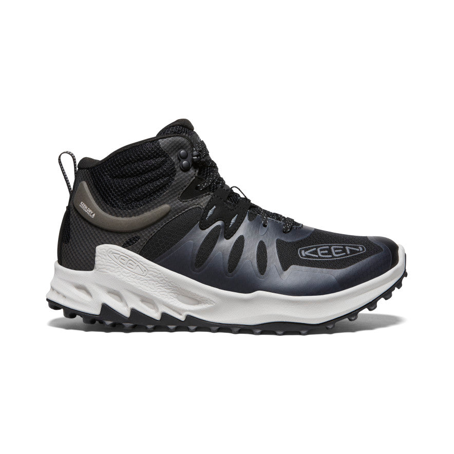 Men's Zionic Waterproof Hiking Boots - Lightweight & Durable Outdoor Shoes for Trekking & Camping | Black/Steel Grey | Perfect for Mountain Trails & Wet Weather Adventures
