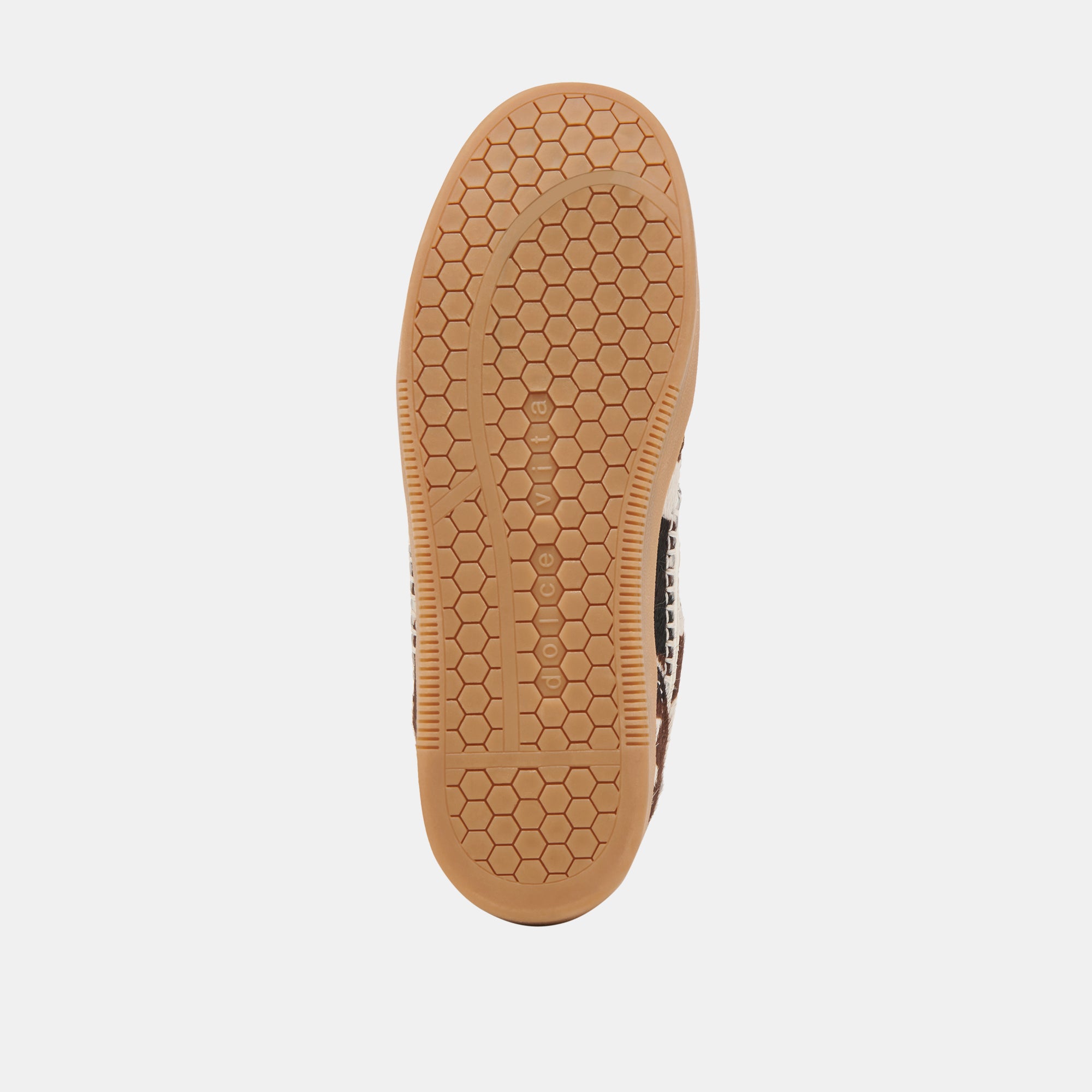Stitch Sneakers for Women - Cocoa Taurus Calf Hair Fashion Shoes - Comfortable & Stylish for Casual Wear, Work & Everyday Outfits