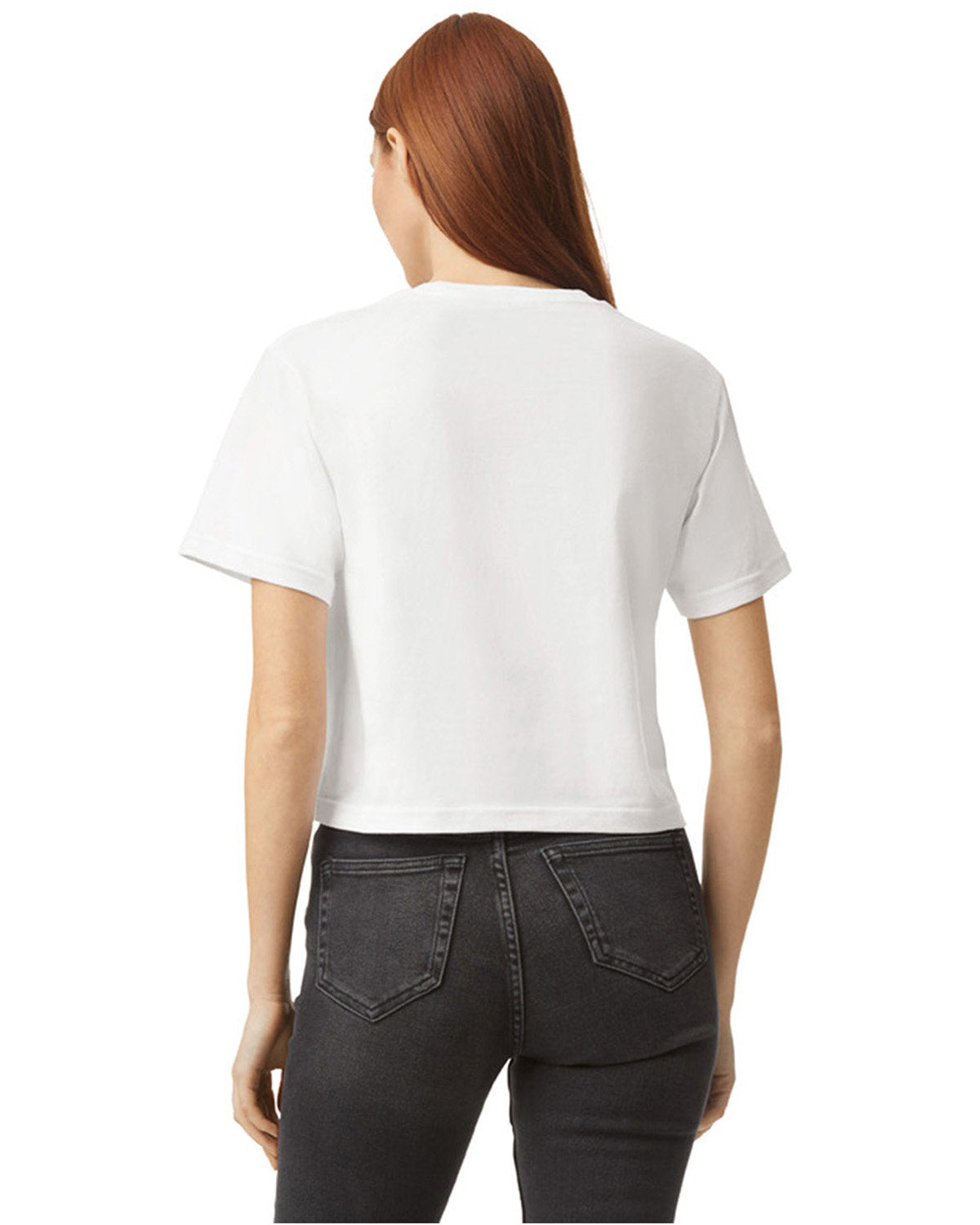 American Apparel 102AM Women's Premium Cotton Boxy T-Shirt - Soft Relaxed Fit for Casual Wear, Layering & Everyday Comfort