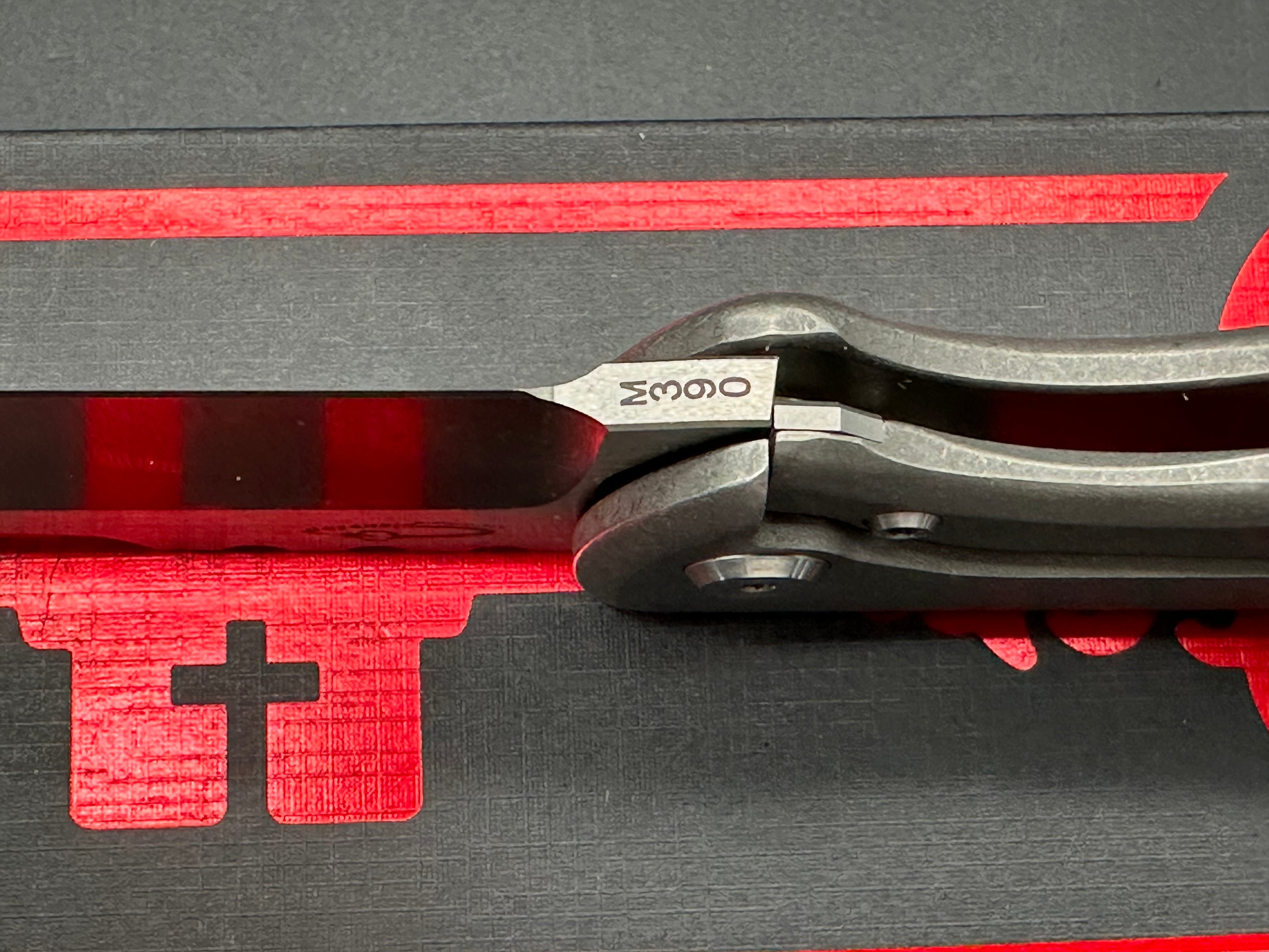 Chaves Redencion 229 Kickstop Tanto Knife - M390 Steel Blade, Custom Modded by SatuDave | EDC, Tactical, Outdoor Survival & Collection