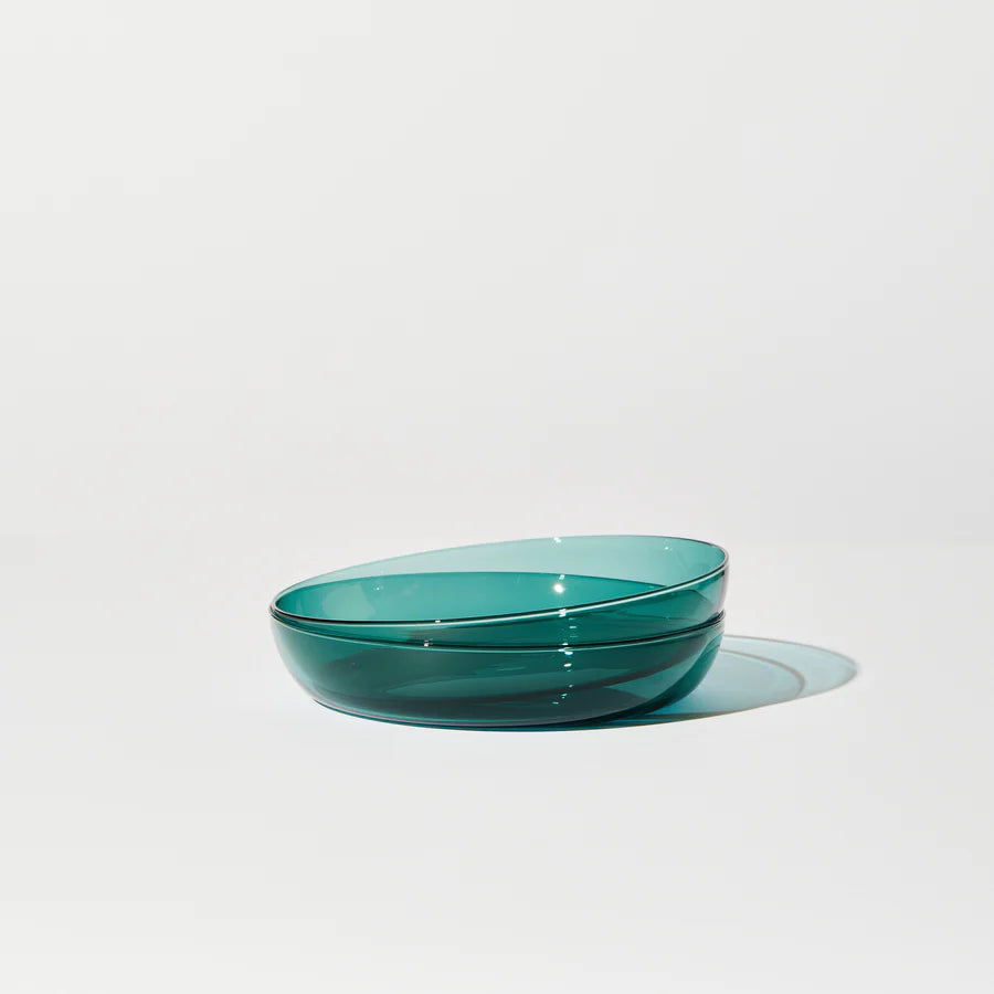Premium Set of 2 Teal Ceramic Dinner Plates - Elegant Tableware for Everyday Meals & Dinner Parties - Perfect for Home Dining, Entertaining Guests & Special Occasions