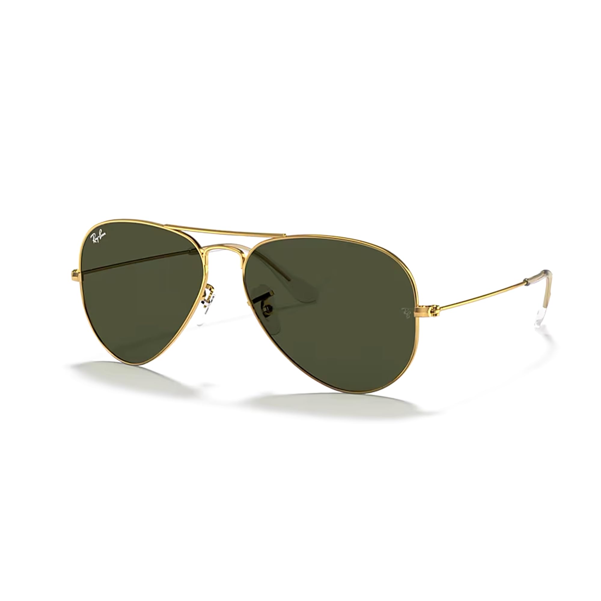 Ray-Ban RB3025 Metal Aviator Sunglasses for Men & Women - UV Protection Polarized Lenses + Free Eyewear Care Kit | Perfect for Driving, Travel & Outdoor Activities