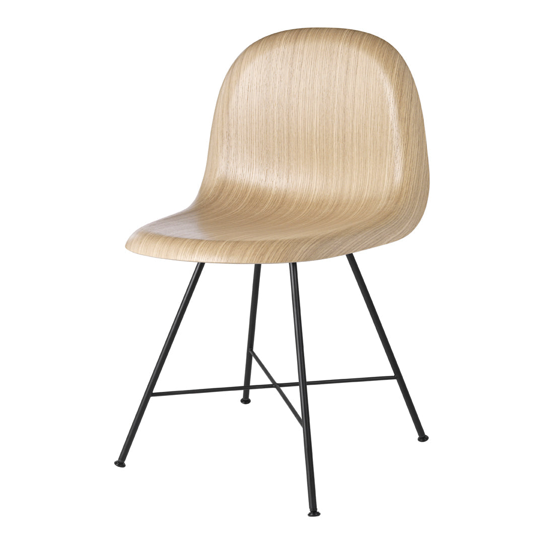 Gubi 3D Dining Chair with Center Base - Modern Kitchen & Dining Room Furniture for Home & Restaurant Use