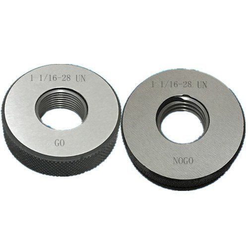 1 1/16-28 UN Thread Ring Gauge 2A GO/NOGO Set - 100% Calibrated - Fast FedEx Shipping (4 Day Delivery) - Perfect for Machining, Quality Control & Industrial Applications