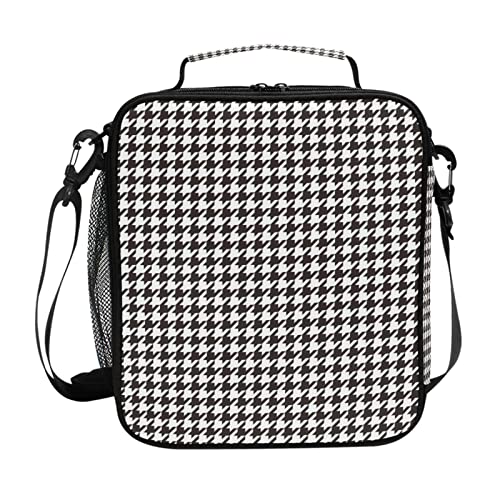 Houndstooth Black