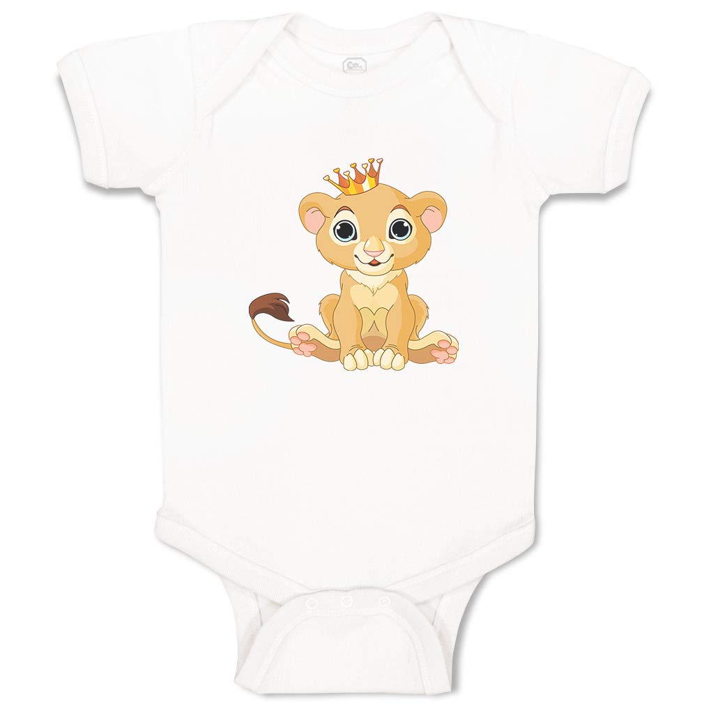 Custom Baby Lion Animal Bodysuit - Funny Cotton Baby Clothes for Boys & Girls - Perfect for Newborn Photoshoots, Birthday Gifts & Everyday Wear