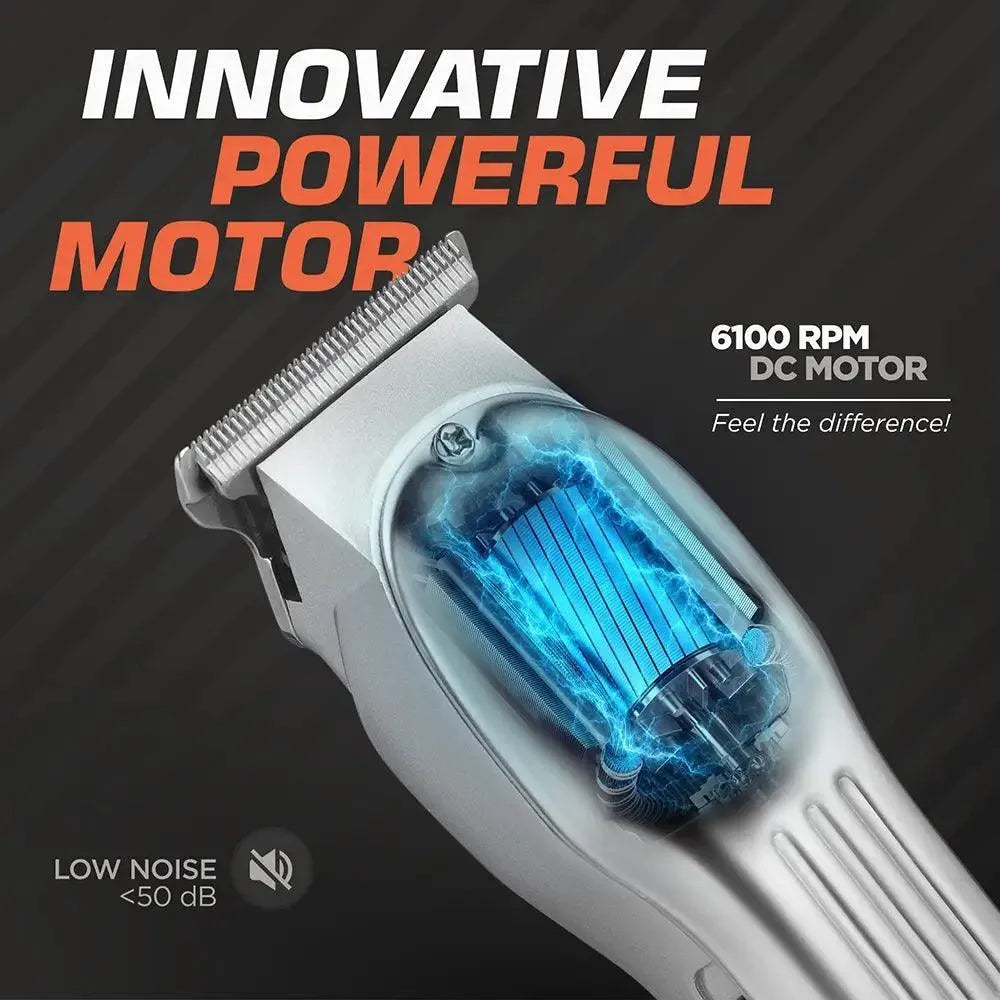 Professional Hair Clipper for Men & Women - Cordless Rechargeable Hair Trimmer with Adjustable Guide Combs - Perfect for Home Haircuts, Beard Trimming & Grooming (Great Gift for Dad, Husband & Barbers)