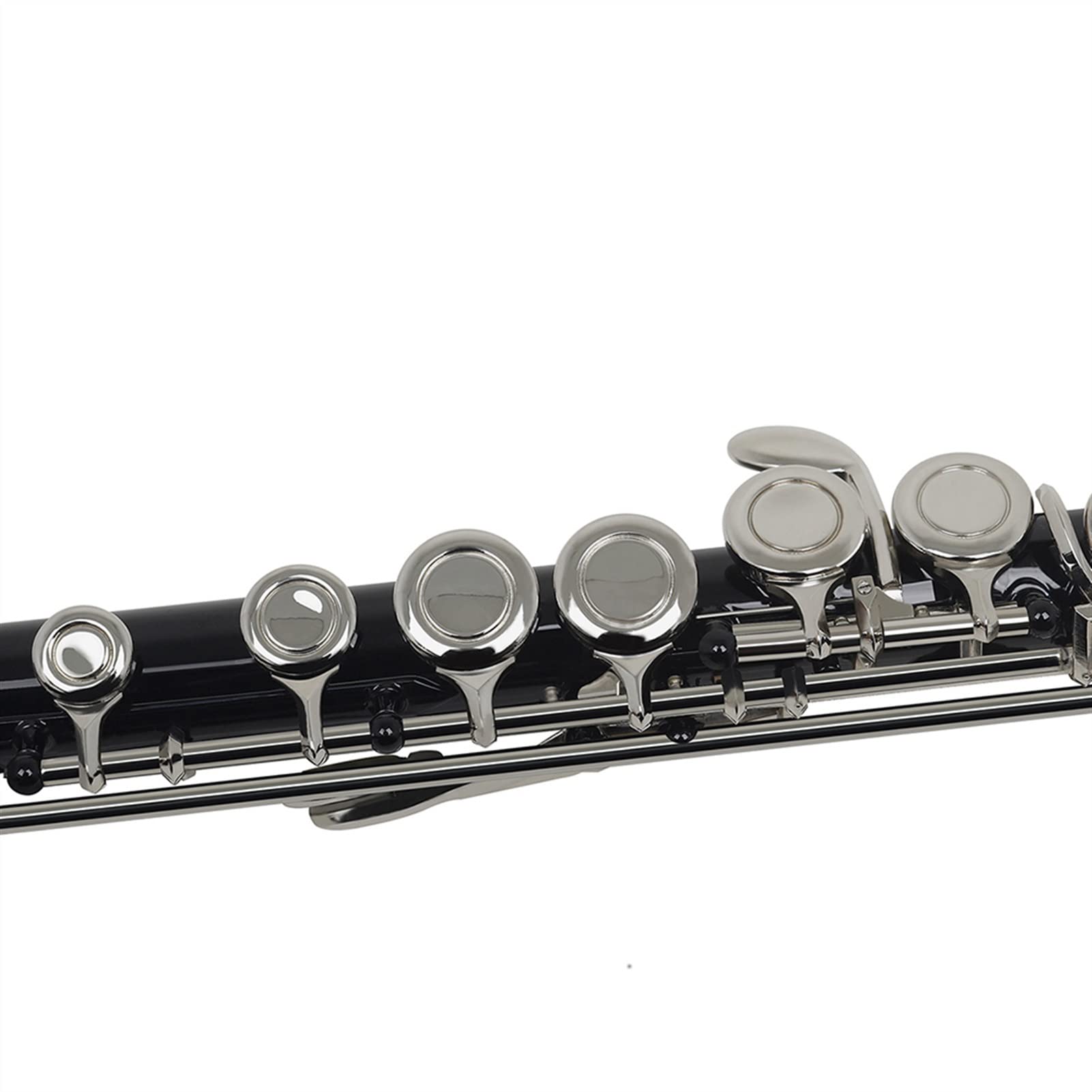 Kerrey Silver Key Cupronickel Closed Hole C Tone Flute - 16 Holes Professional Transverse Flute for Kids with Black Case | Perfect for Beginners, School Band & Music Lessons