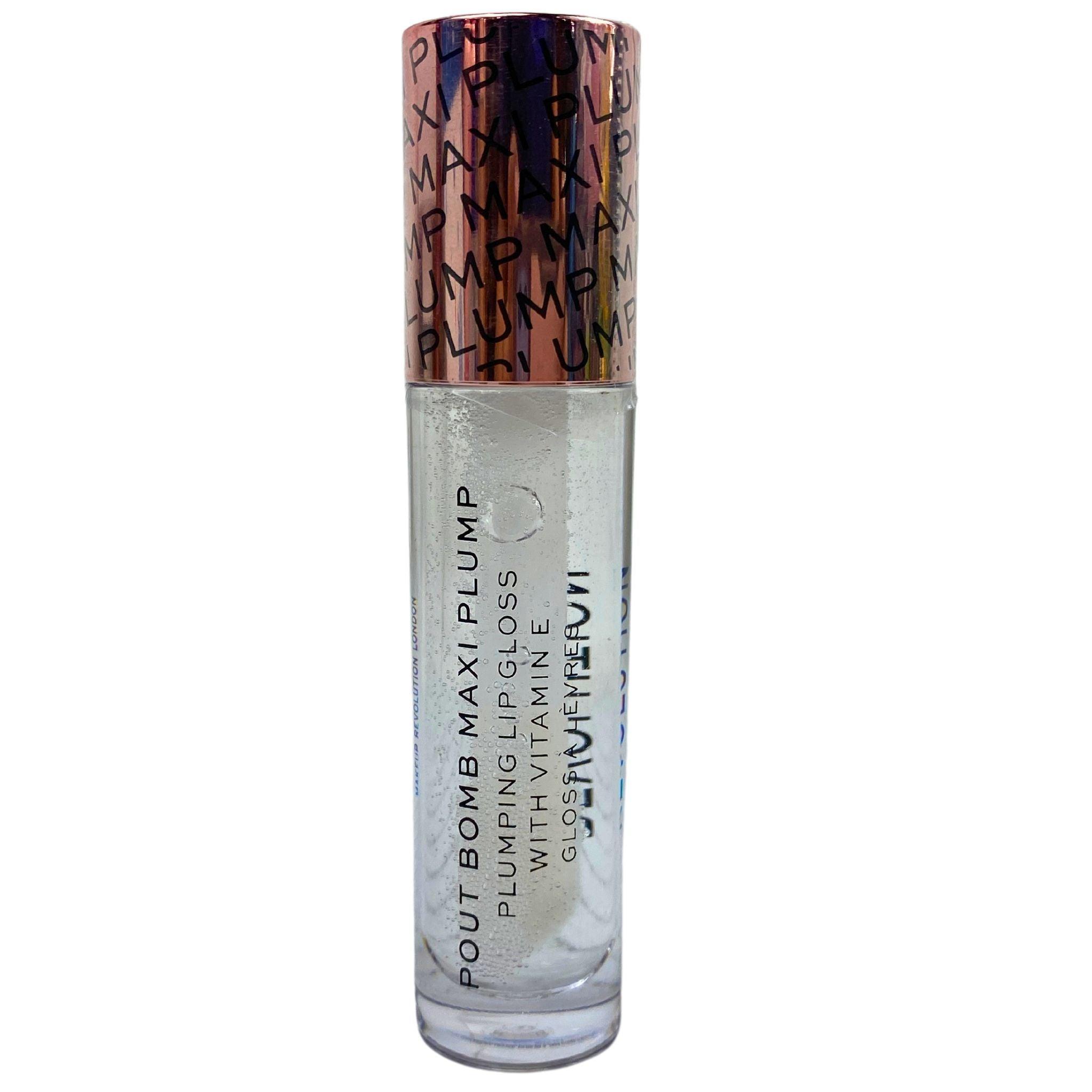 Revolution Pout Bomb Maxi Plump Plumping Lip Gloss - 0.28oz (50 Pcs) - Hydrating & Volumizing Lip Gloss for Full Lips - Perfect for Daily Wear, Parties & Special Occasions