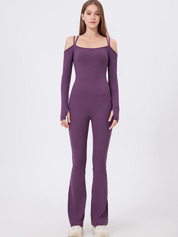 ZASUWA Women's Sexy U Neck Elastic Scrunch Butt Jumpsuit - Perfect for Clubbing, Date Night & Bodycon Outfits
