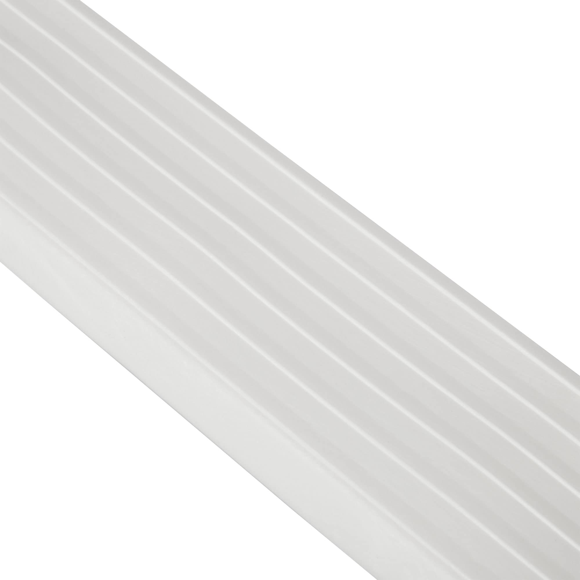 Vinyl Works SLA A-Frame 48-56 Inch Adjustable Above Ground Pool Ladder with Slide Lock Safety Barrier & Handrails - White | Easy Entry/Exit for Inground & Above Ground Swimming Pools | Perfect for Backyard, Family Use & Summer Fun
