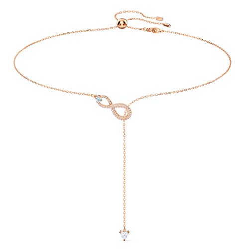 Y Necklace - Rose Gold Tone