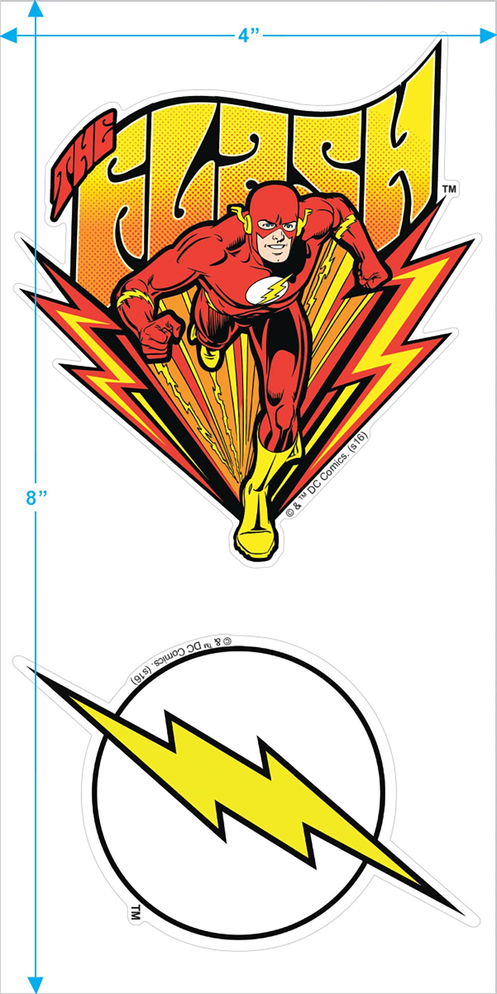 Popfunk Classic The Flash Fastest Man Alive T-Shirt - Superhero Graphic Tee for Men & Women - Perfect for Cosplay, Comic Con & DC Fans