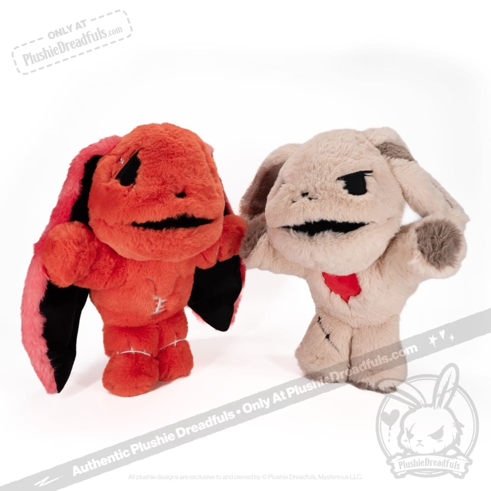 Plushie Dreadfuls Anxiety Rabbit Stuffed Animal - Soft Emotional Support Plush Toy for Stress Relief & Comfort, Perfect for Therapy, Kids Room Decor, and Anxiety Relief Gifts