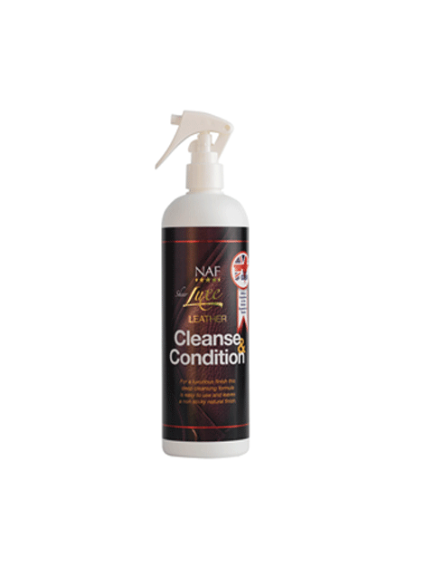 NAF Leather Cleaner & Conditioner Kit - Restores & Protects Genuine Leather for Bags, Shoes, Furniture | Perfect for Car Seats, Jackets & Accessories