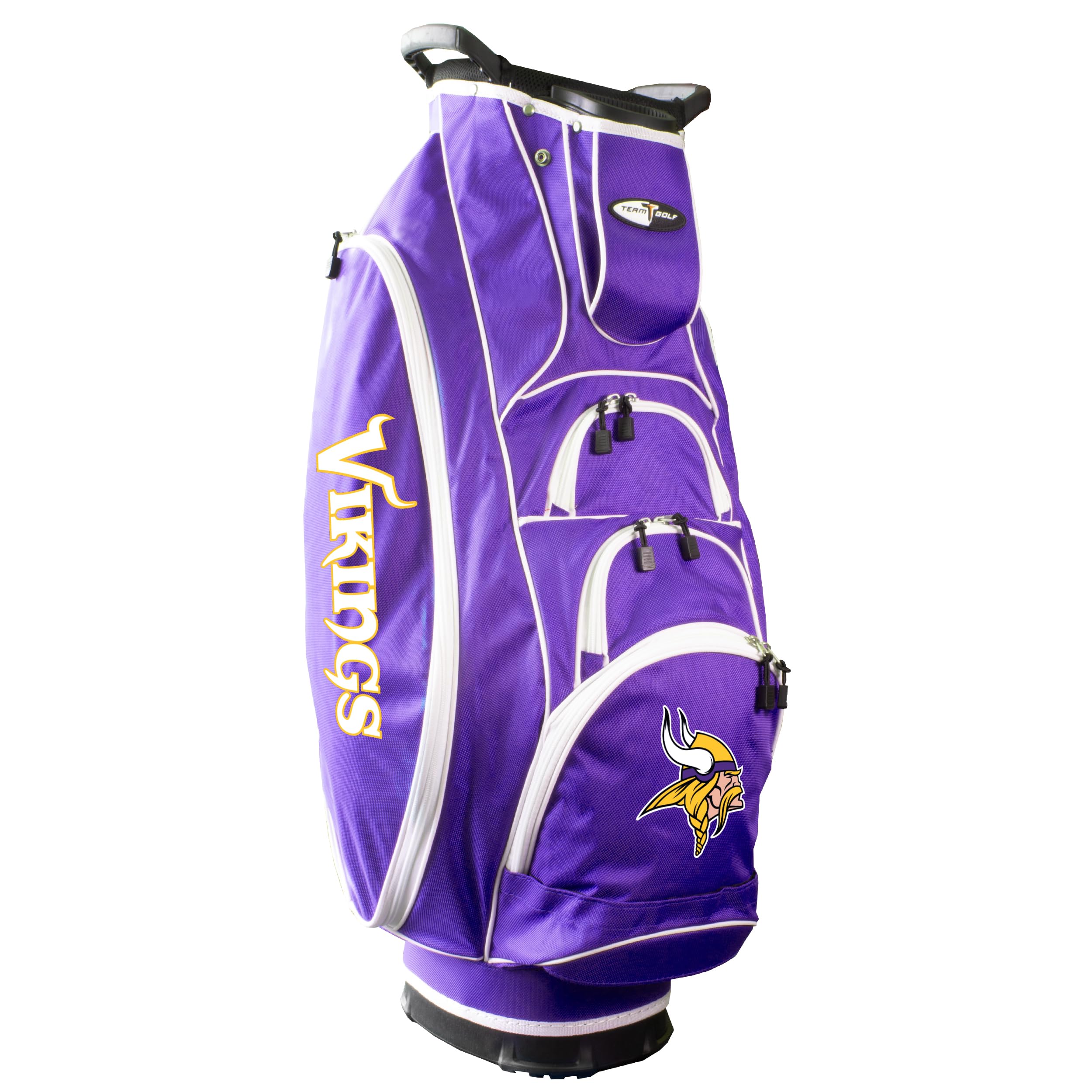 Team Golf NFL Lightweight Golf Bag with 10-Way Club Divider, Spring Action Stand, Insulated Cooler Pocket, Velcro Glove & Umbrella Holder - Perfect for Golf Tournaments, Practice & Travel