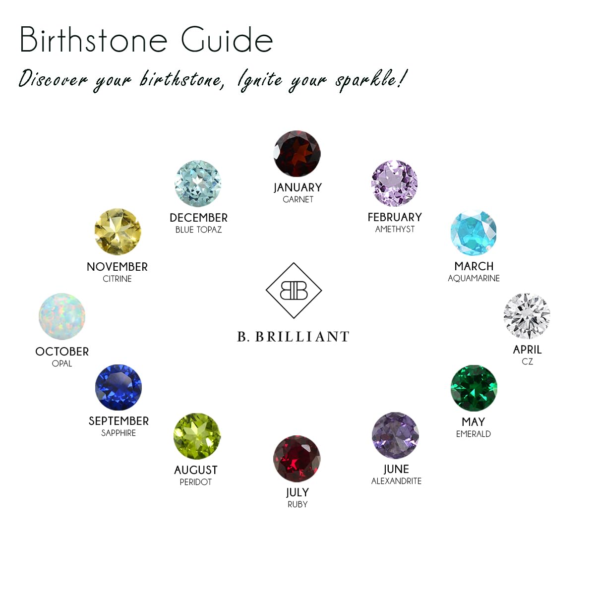 Women's Jewelry Sets - Birthstone Necklace & Earrings with Genuine/Synthetic Gems | Pear Cut Teardrop Pendant & Stud Earrings in Silver | Perfect for Gifts, Anniversaries & Special Occasions