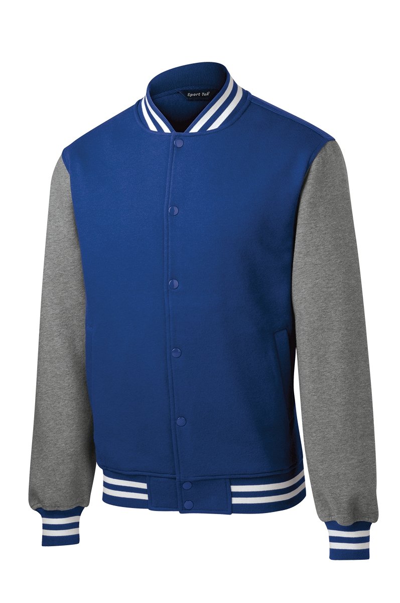 Men's Classic Fleece Letterman Varsity Jacket - Warm & Stylish College Bomber Jacket for Casual Wear, Sports & Outdoor Activities