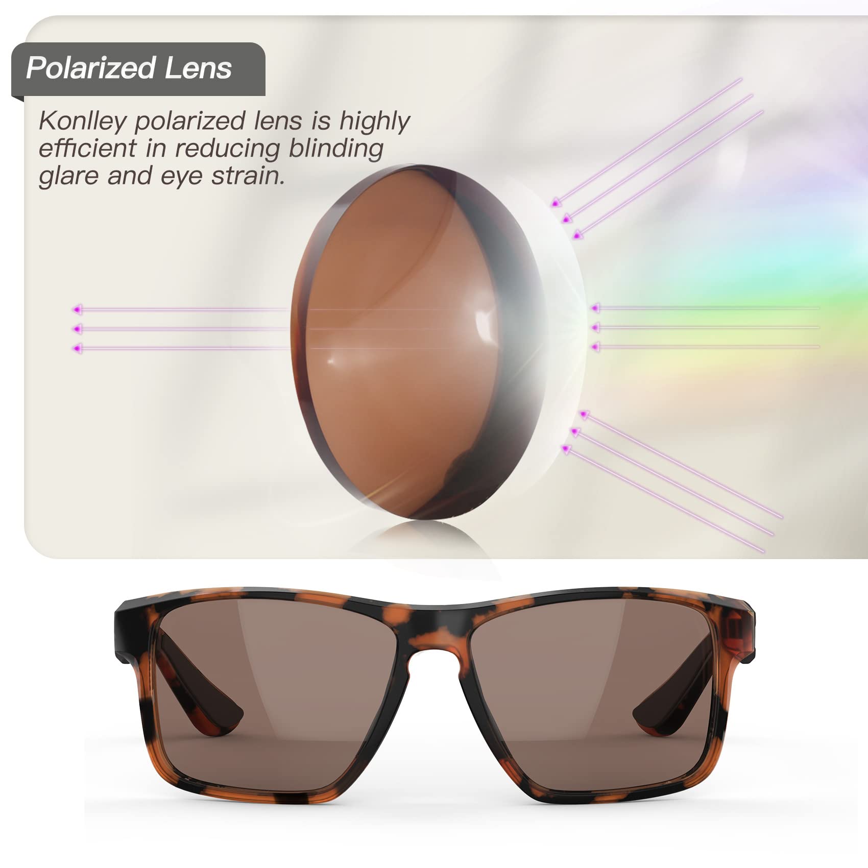 Polarized Floating Sunglasses for Men & Women - UV Protection, Anti-Glare, Lightweight for Fishing, Boating, Kayaking & Water Sports