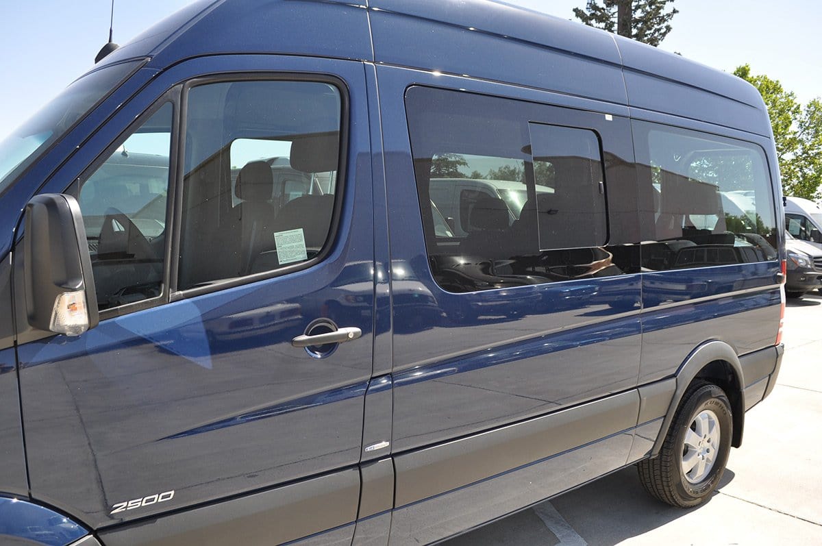 AM Auto Mercedes Sprinter Driver Side Forward Half Slider Window (MS06 L1 HSS P) - Replacement Sliding Window for Sprinter Vans - Perfect for Cargo Vans, RV Conversions & Work Vehicles