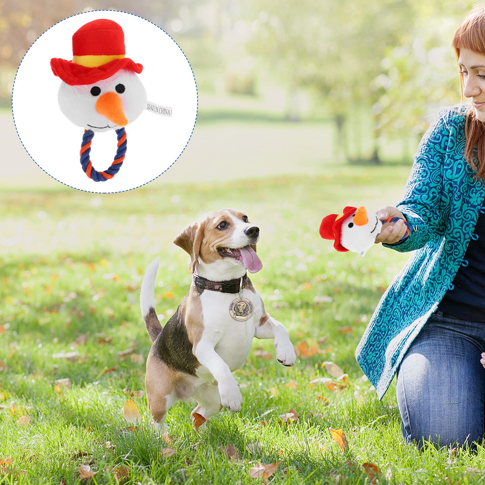 Balacoo Plush Dog Toy - Chew & Sound Puppy Toy for Training & Play