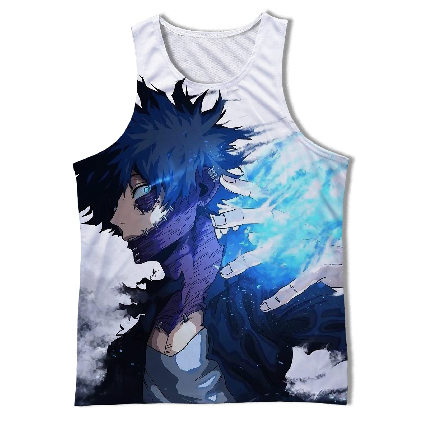 My Hero Anime Tank Top for Men - Sleeveless Workout Shirt - Cool Graphic Tee for Gym, Running & Cosplay | Boku No Hero Academia Merch