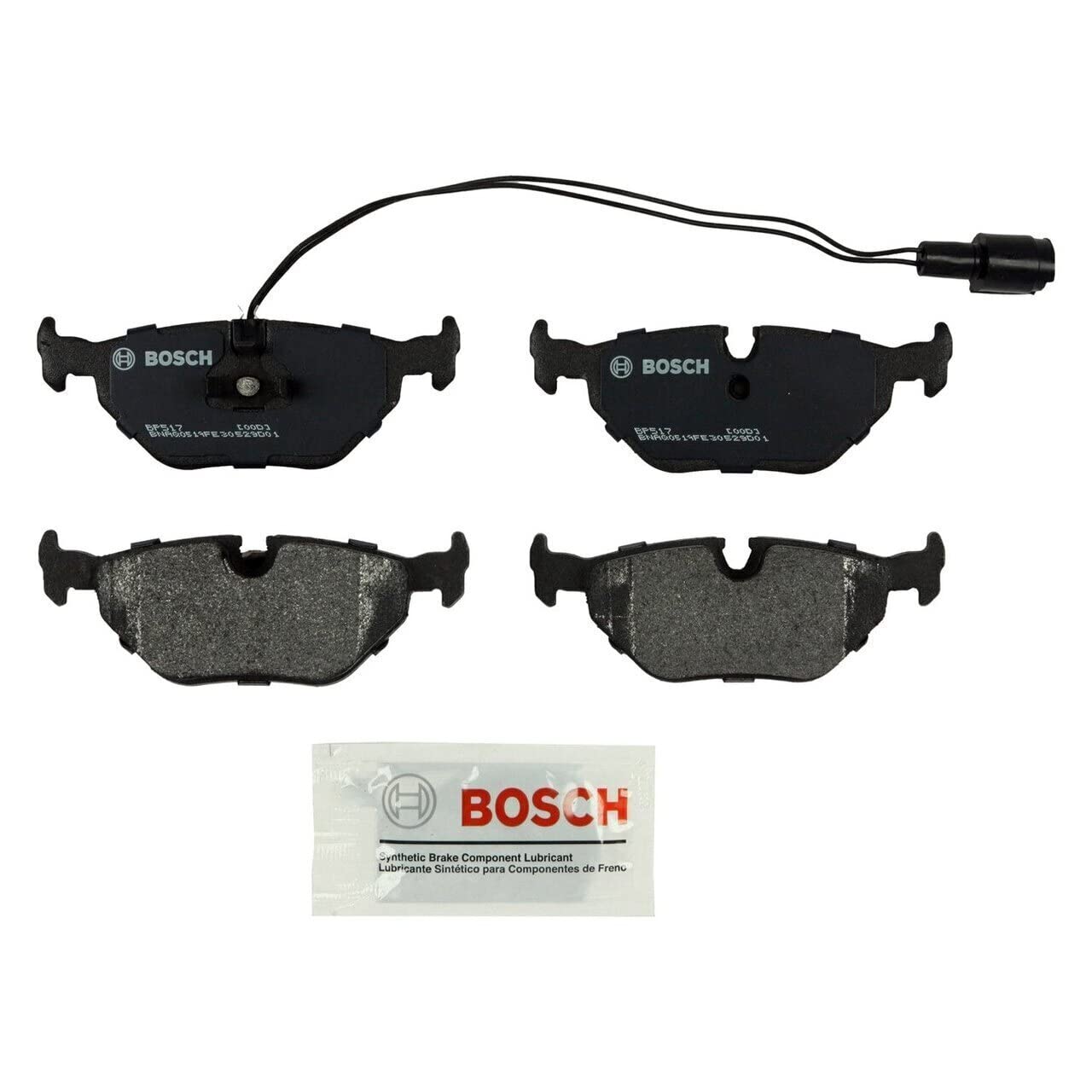 Bosch BP517 Disc Brake Pads - Premium Replacement Brake Pads for Smooth & Quiet Stopping Power | Perfect for Sedans, SUVs & Trucks | Durable & Reliable Performance for City Driving & Highway Commutes