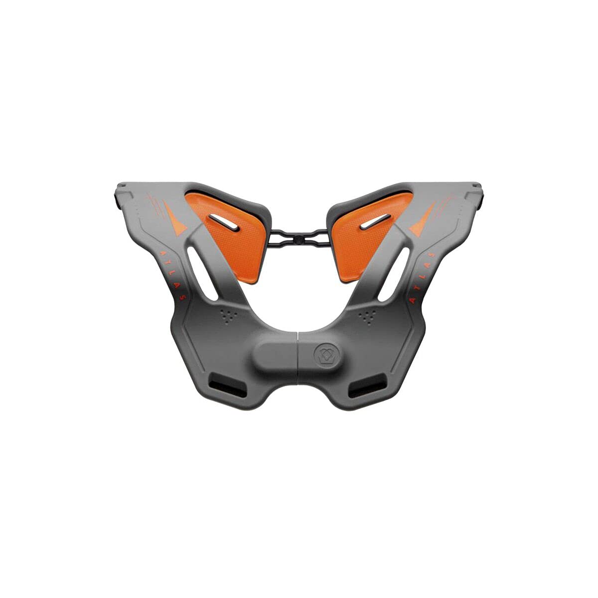Atlas Vision Dog Collar - Small/Medium Size, Grey & Orange Reflective - Durable Nylon Pet Collar for Small to Medium Dogs - Perfect for Walking, Hiking & Outdoor Adventures