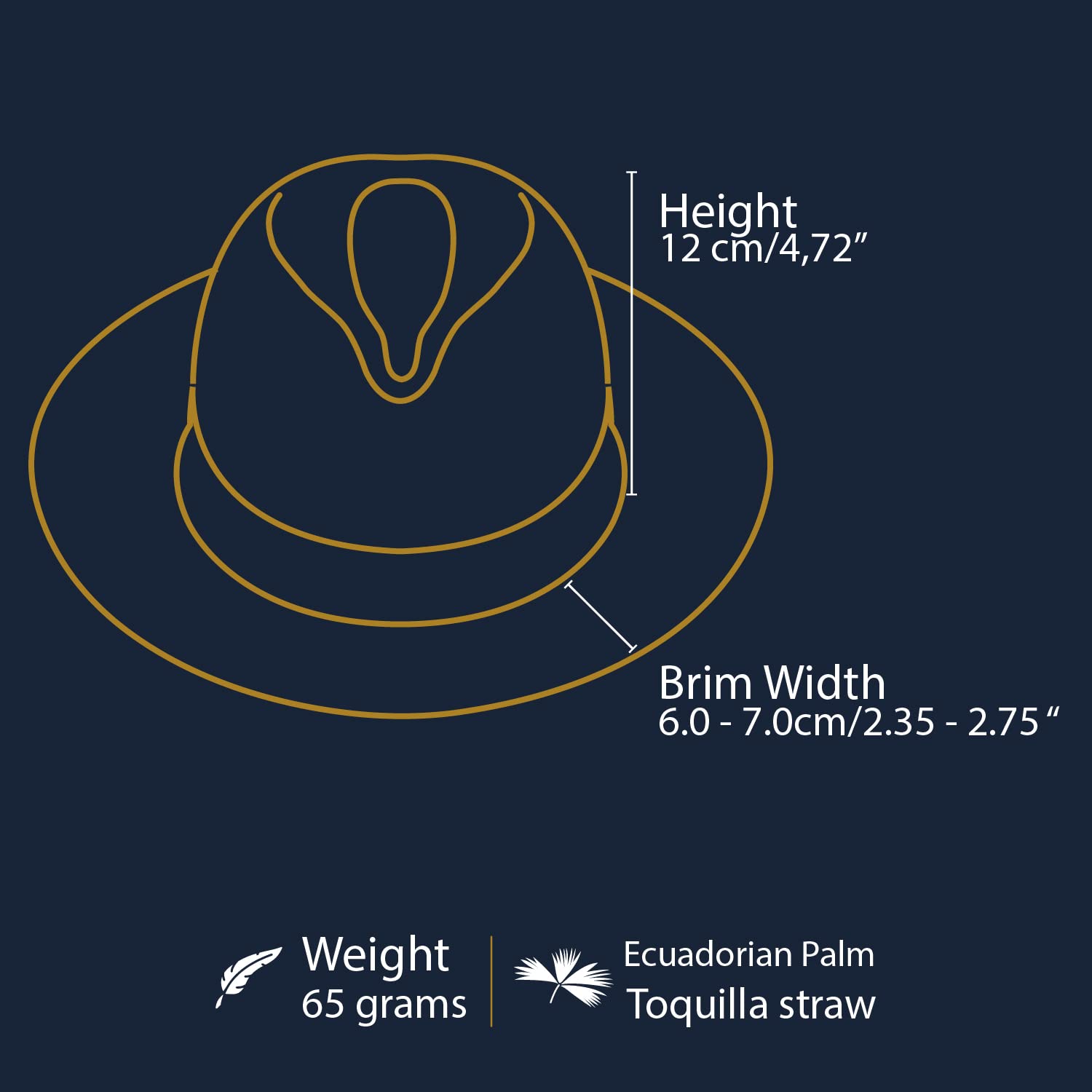Premium Genuine Panama Hat for Men - Handmade in Ecuador with Adjustable Ribbon, Lightweight & Maximum Sun Protection - Montecristi Fedora Straw Hat (X-Large, Marfil) - Perfect for Beach, Travel & Outdoor Activities