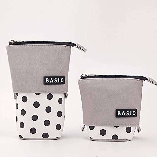 Retractable Pencil Case - Kawaii DIY Cute Pen Holder Box for Office & School Stationery Storage - Perfect for Students, Artists & Organizing Supplies (Color: Green)