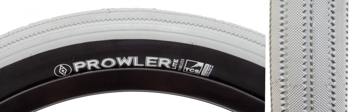 Alienation TCS Prowler Lite 20x2.25 Tubeless Bike Tire - 85 PSI, 60 TPI, Gy/Black Reflective - Perfect for BMX, Mountain & Urban Cycling