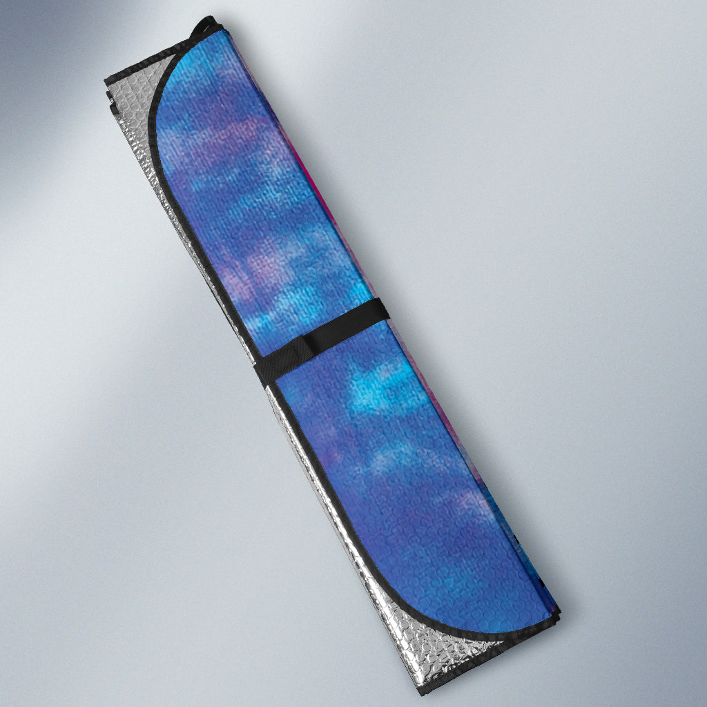 Believe You Can And You're Halfway There Motivational Car Sun Shade - Universal Fit for Most Vehicles, UV Protection for Windshield - Perfect for Road Trips, Commuting & Parking