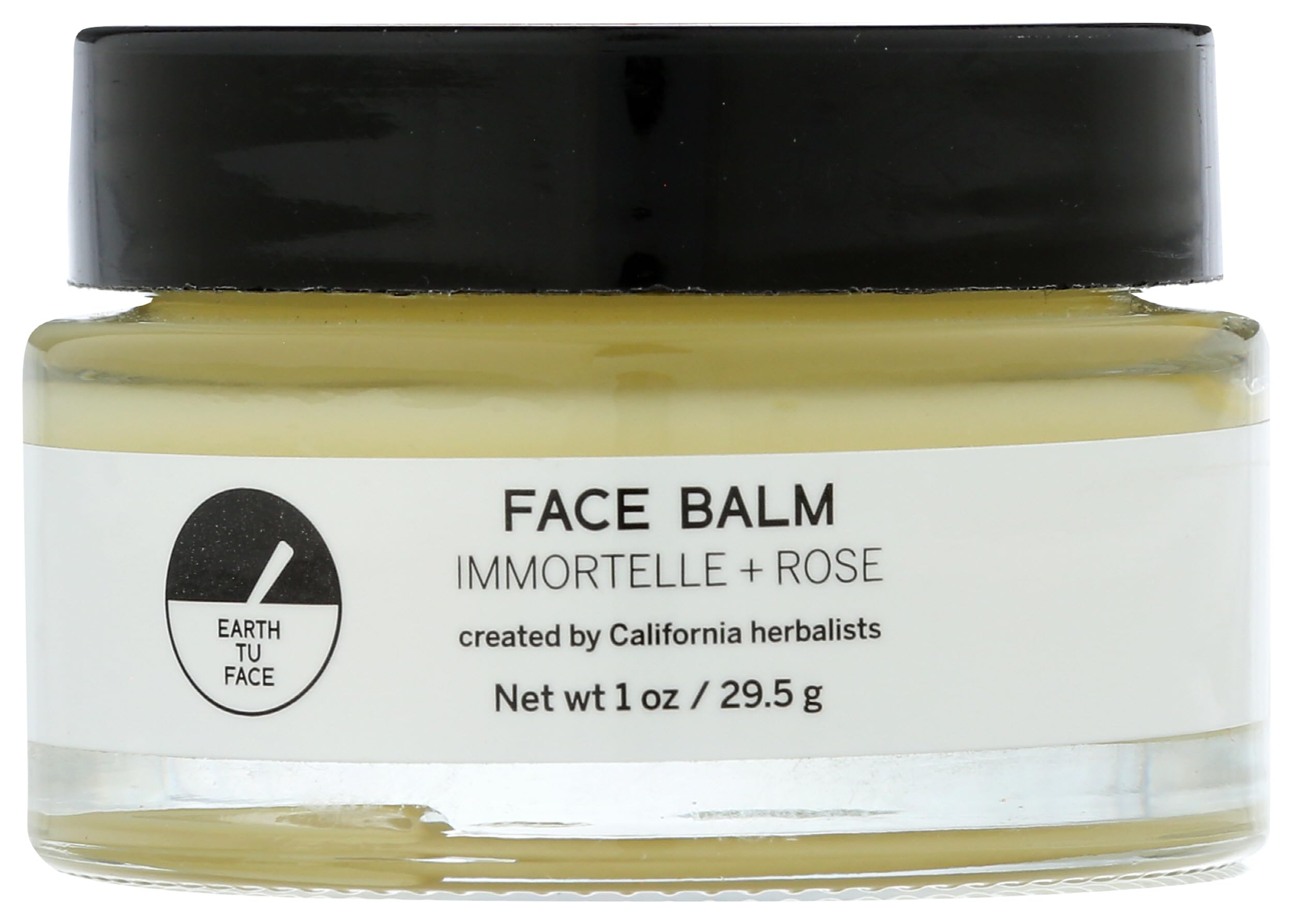 Organic Immortelle & Rose Face Balm by Earth tu Face - Hydrating Moisturizer for Dry Skin, Natural Skincare for Face & Lips - Perfect for Nighttime Routine & Travel Skincare