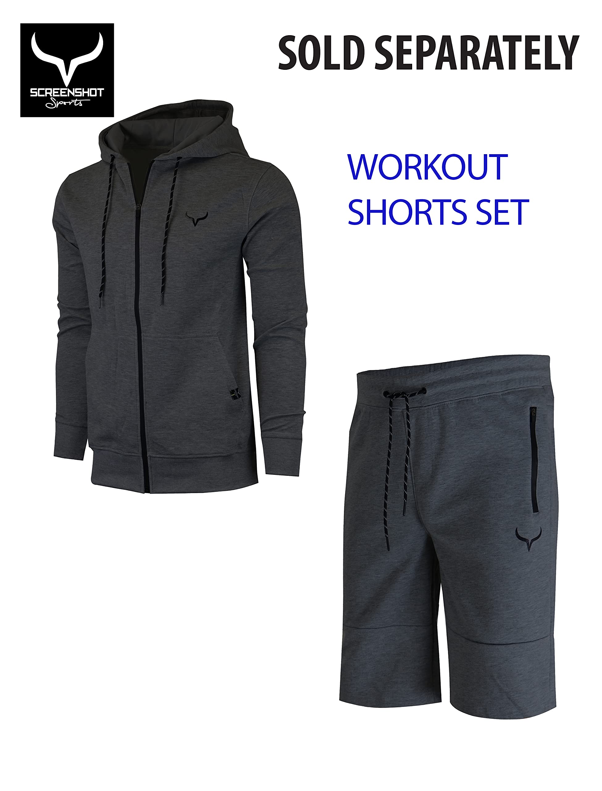 Men's Athletic Workout Shorts - Breathable Quick-Dry Fitness Running Gym Shorts for Active Lifestyle & Sports Training
