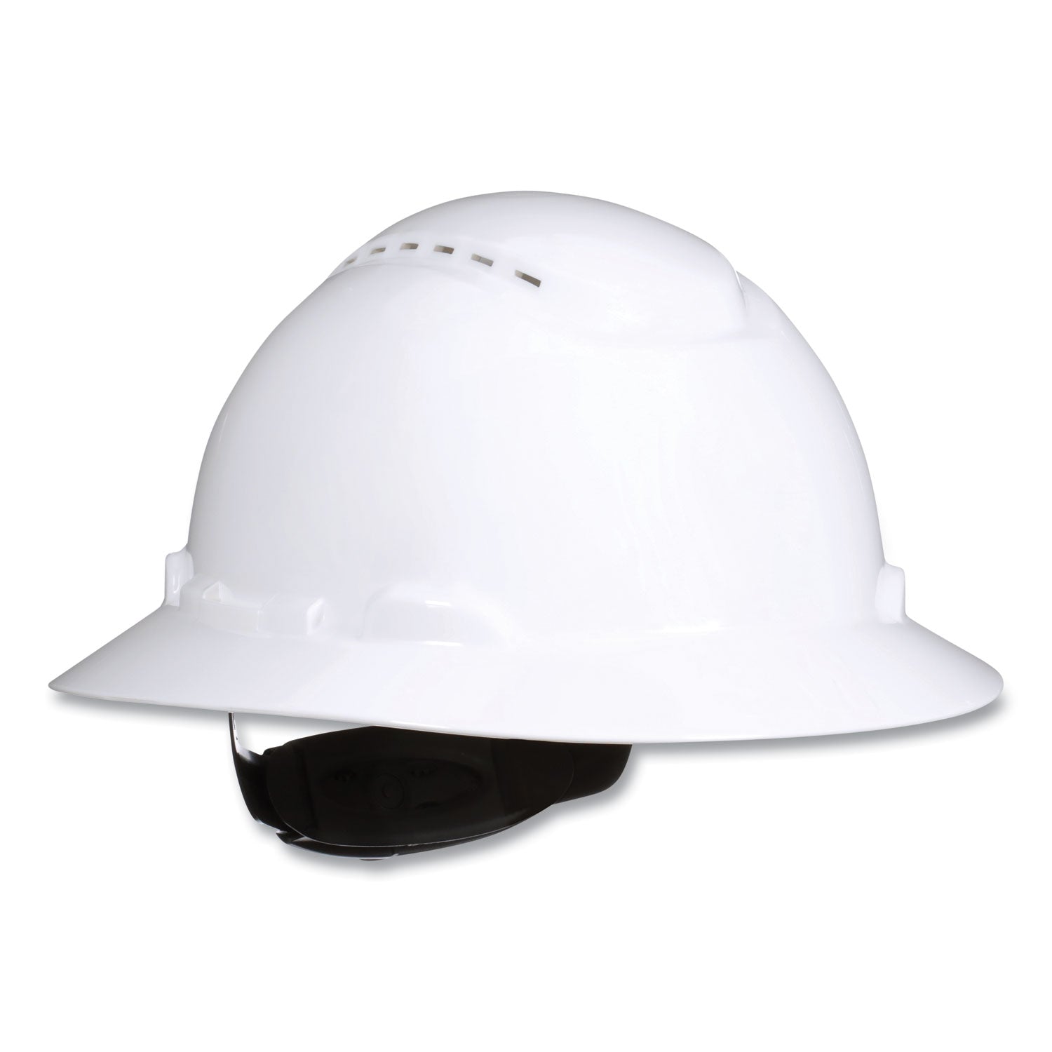 3M™ SecureFit H Series Hard Hats - H 800 Vented Safety Helmet with UV Indicator, 4-Point Pressure Diffusion Ratchet Suspension, White - Ideal for Construction, Industrial & Outdoor Work Protection