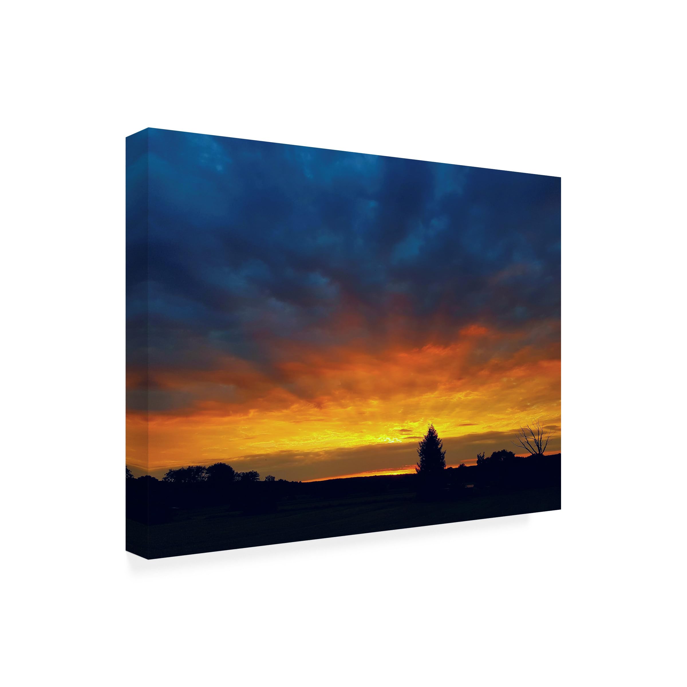 Ben Heine 'Sunset' Canvas Wall Art Print - Modern Home Decor for Living Room, Bedroom & Office | Trademark Fine Art Collection
