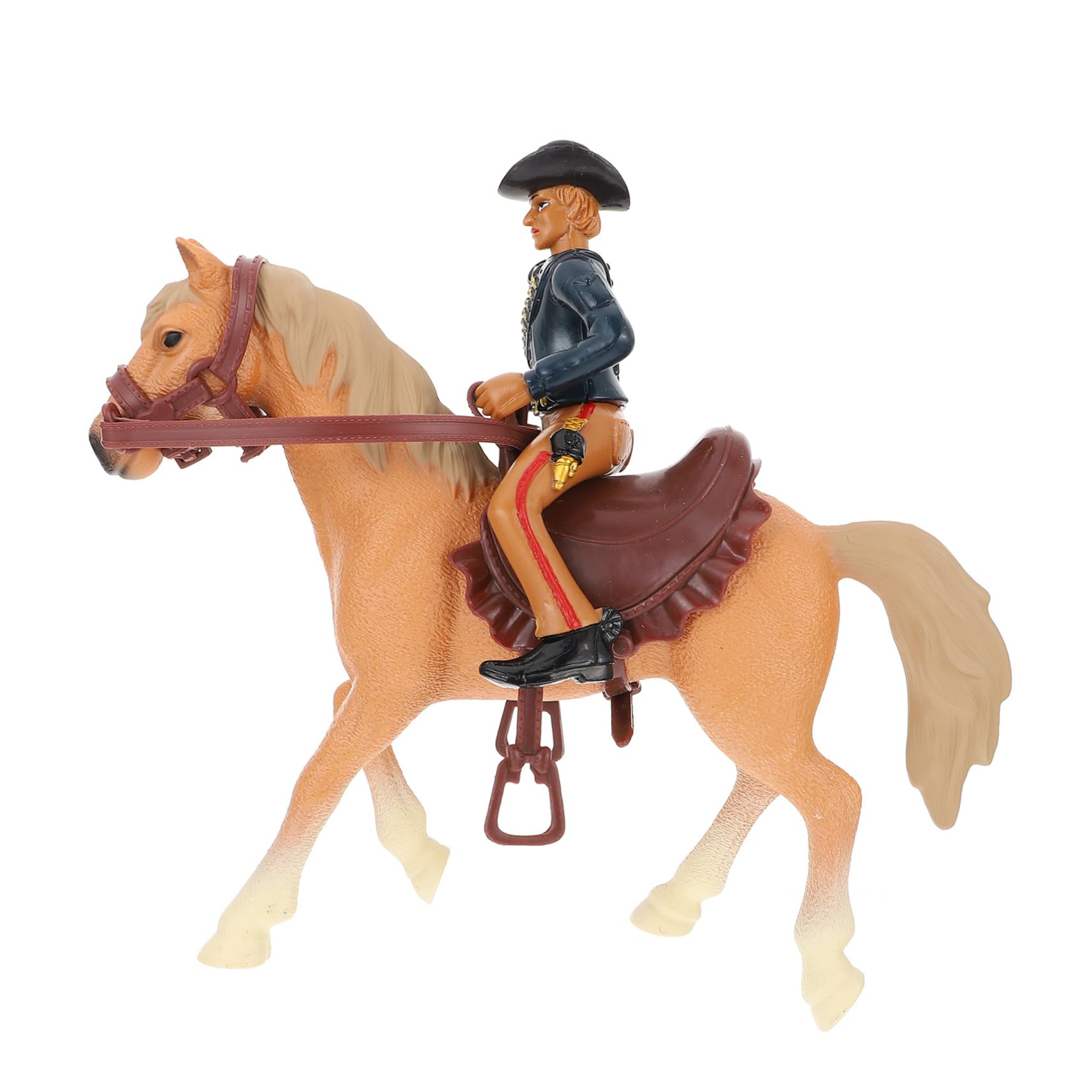 Abaodam Western Cowboy Figurine Set - Farm Animal Riders, Bull Riding Toys for Kids - Realistic Wild West Decor for Home & Office Desktop - Perfect for Playtime, Collectibles & Themed Parties (USA)