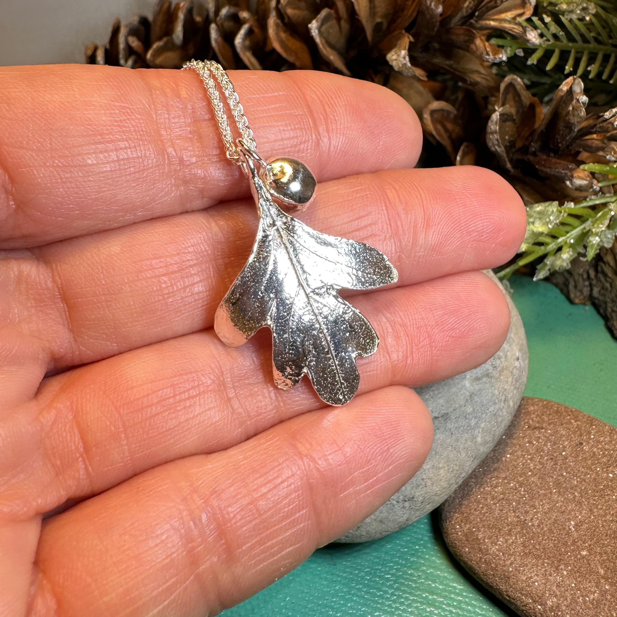 Fairy Tree Hawthorn Leaf Necklace - Elegant Nature-Inspired Jewelry for Women | Perfect for Boho, Festival, and Everyday Wear
