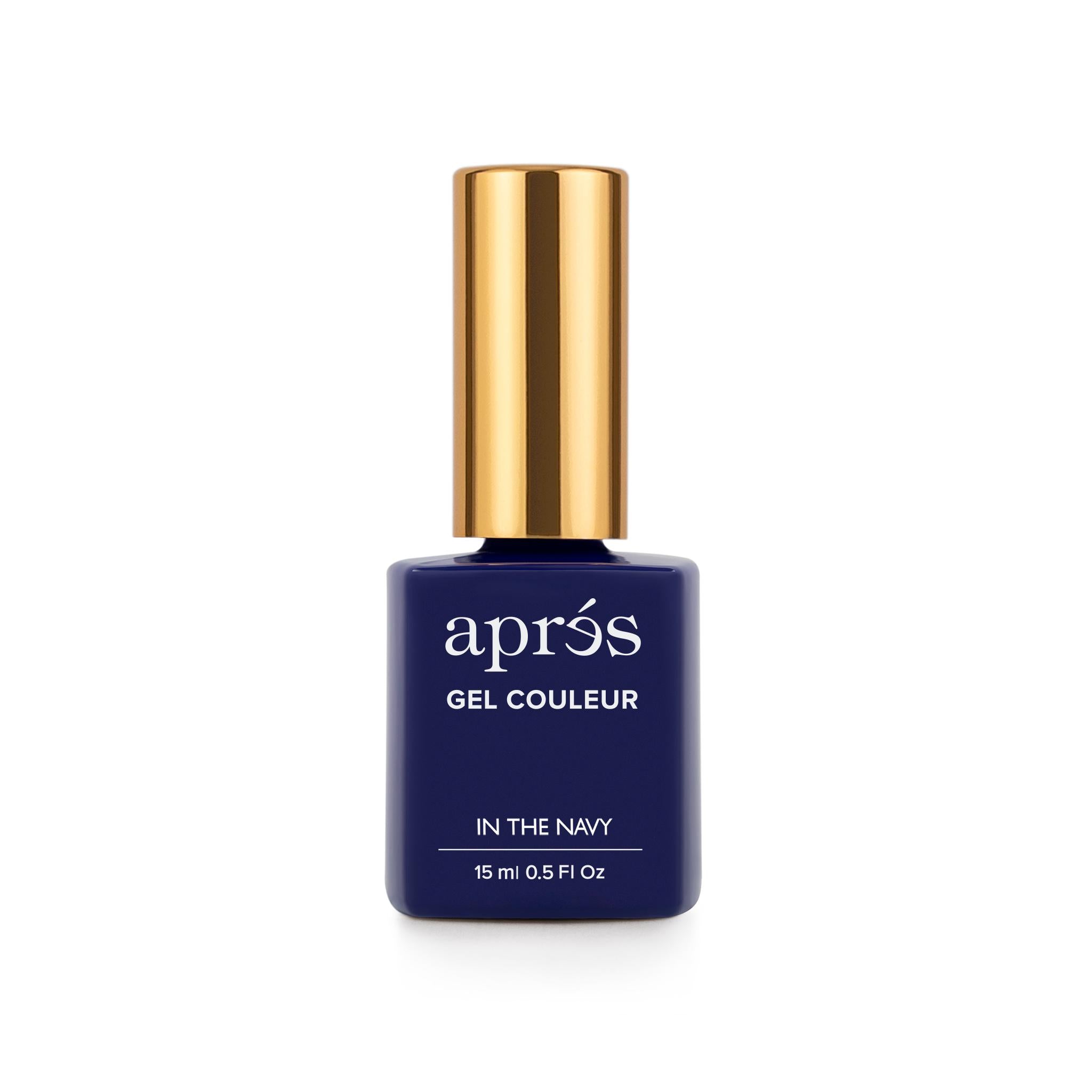 Apres Gel Polish in The Navy - Long-Lasting Nail Color for Manicures & Pedicures - Perfect for Salon, Home Use & Special Occasions