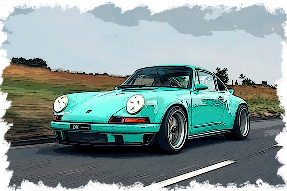 Eidolon 1:43 Scale Singer 911 DLS Diecast Model Car - Collectible Miniature Vehicle for Display, Gifts, and Racing Enthusiasts