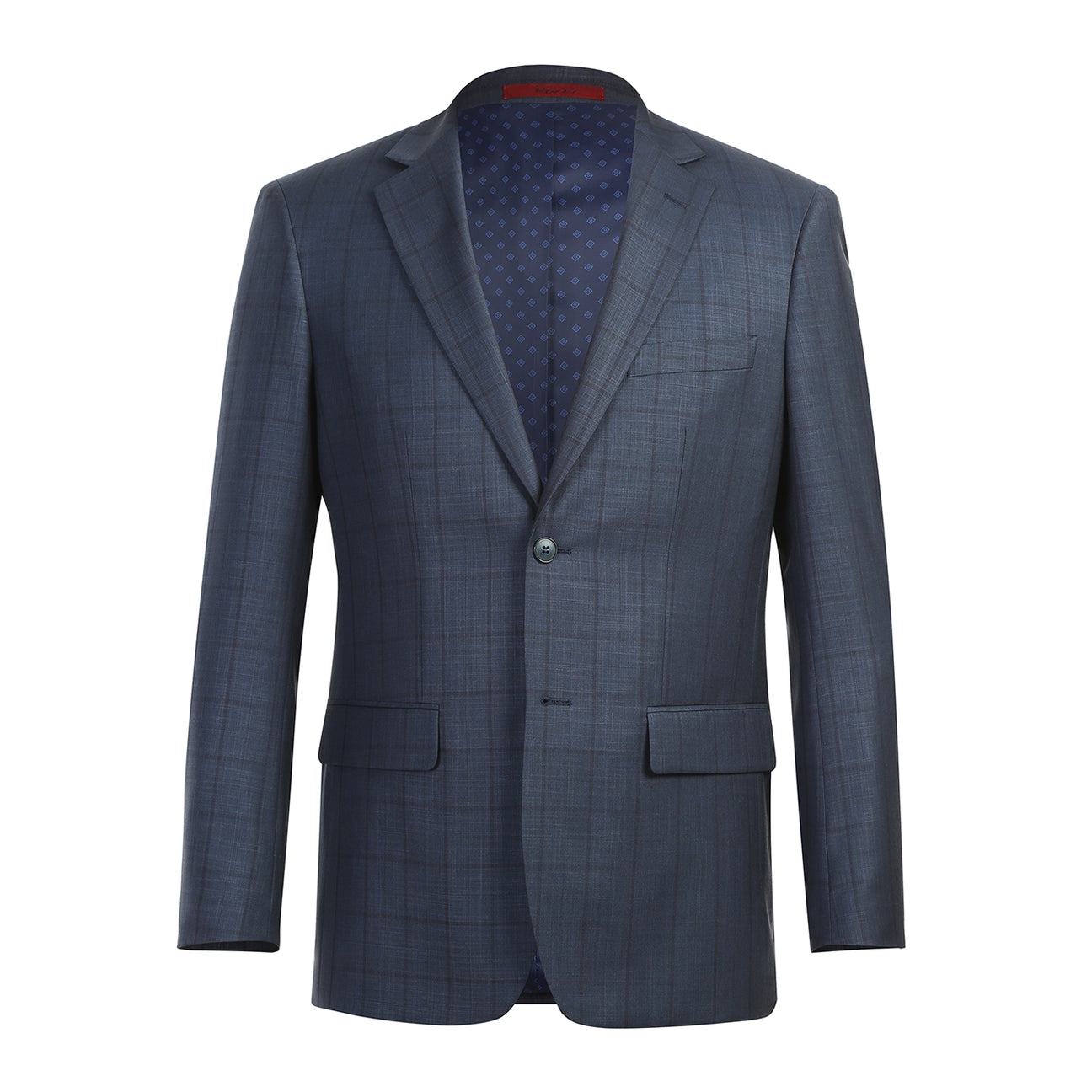 Renoir Alessandro Vitello Slim Fit Navy Suit - Size 36 | Premium Men's Business Attire for Office, Weddings & Formal Events