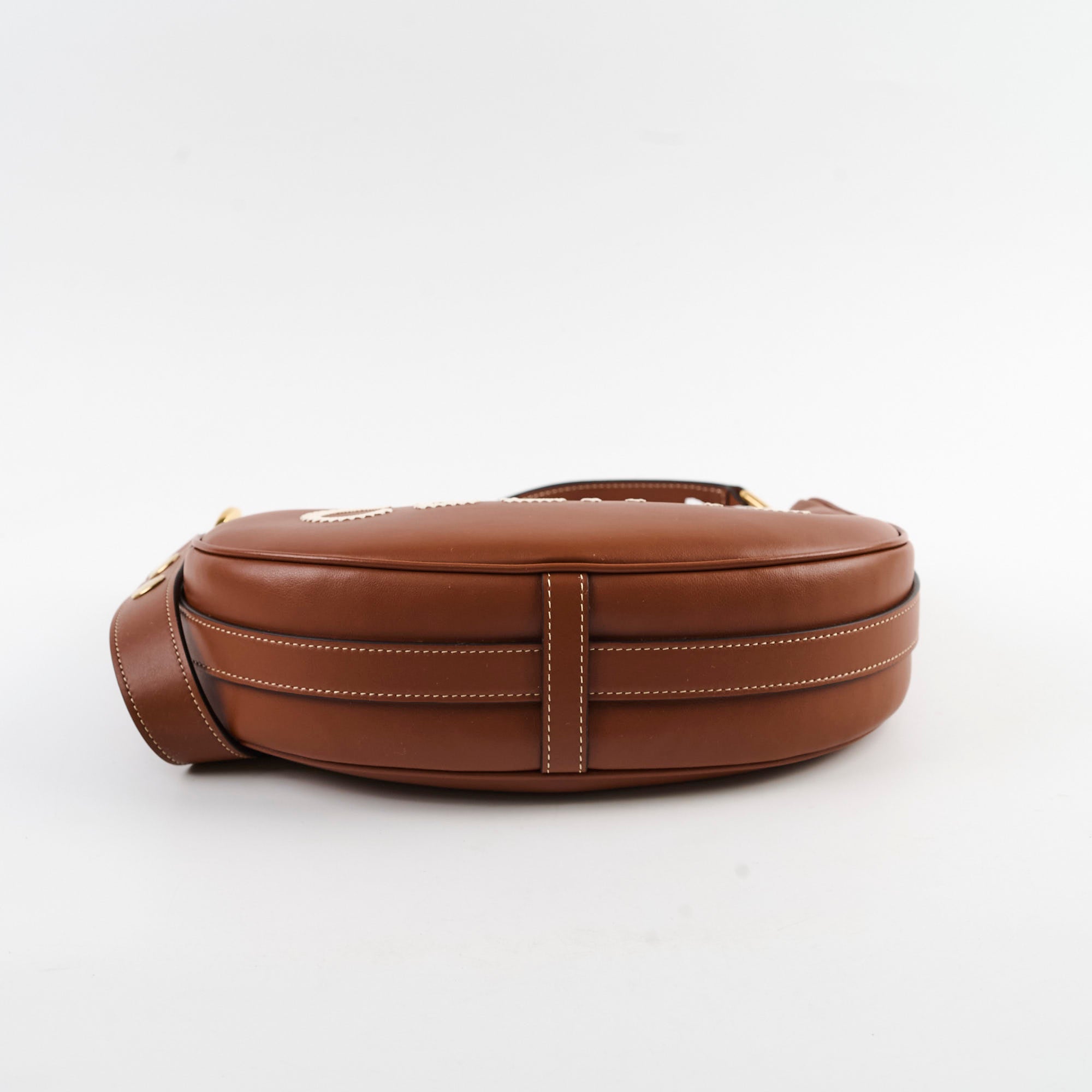 Celine Medium Ava Strap Bag in Smooth Calfskin Tan - Luxury Crossbody Bag for Women, Perfect for Work, Travel & Everyday Use