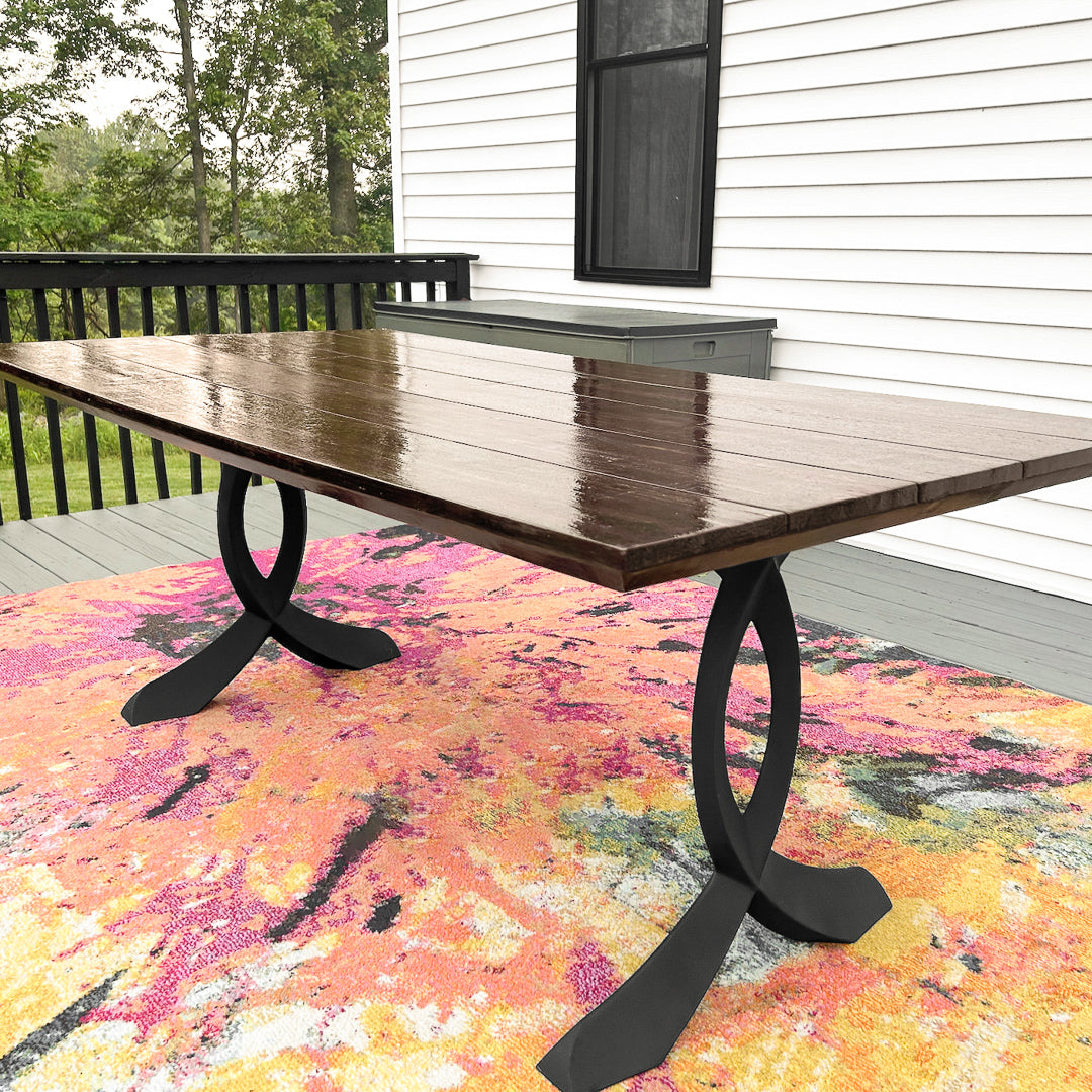 423 Curva 28H Table Legs - Heavy Duty Dining Furniture Legs for Kitchen Tables, Restaurant Tables & Home Decor