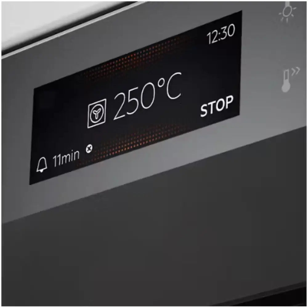 AEG BPK74238PT 60cm Pyroluxe™ Multifunction Oven with Sensecook Technology - 17 Cooking Functions, Matte Black Finish for Modern Kitchens | Perfect for Baking, Roasting & Grilling