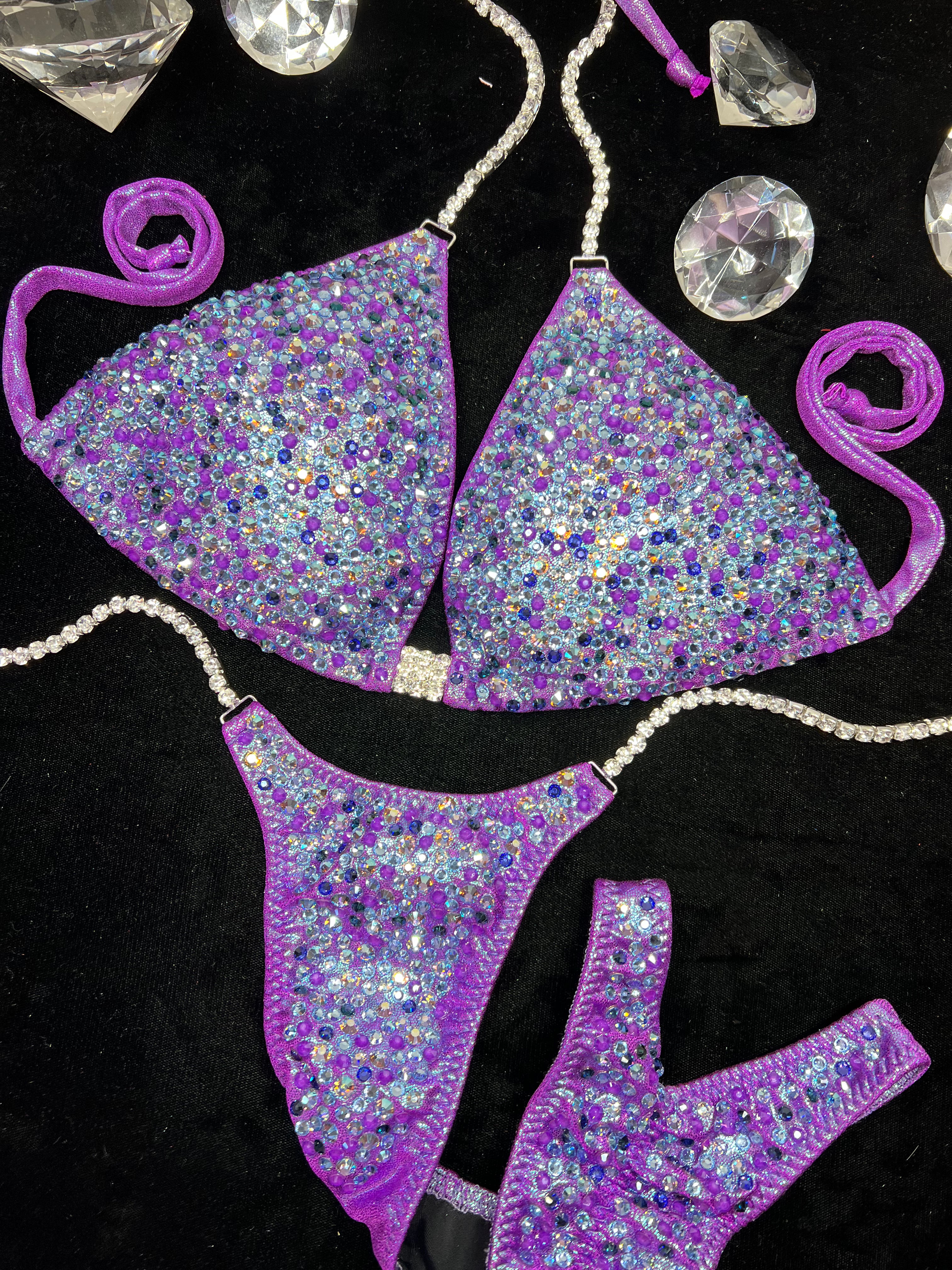 Ultimate Glam Electric Violet Hair Extensions - Perfect for Parties, Weddings & Special Occasions